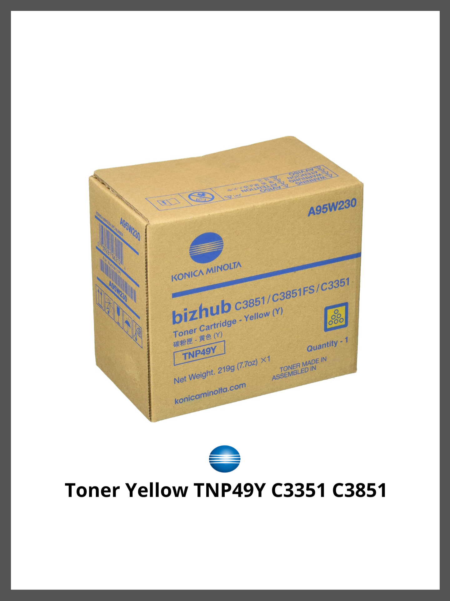 Design sans titre - 2026-05-18T032448.771 Toner Yellow TNP49Y C3351 C3851 C3851FS – Image 1