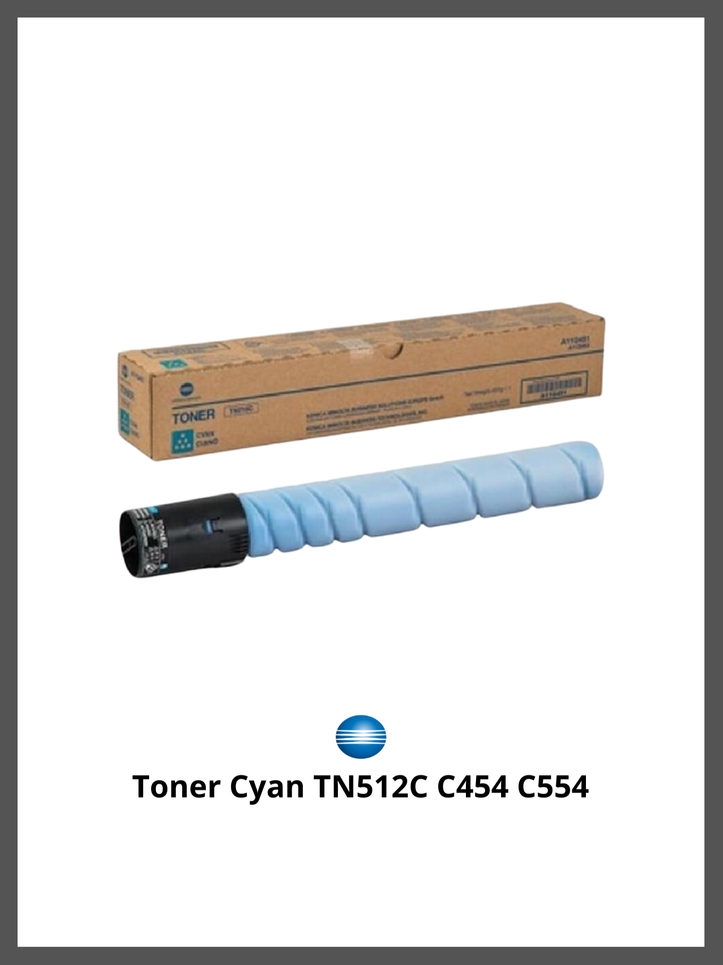 Design sans titre (24) Toner Cyan TN512C C454 C554 – Image 1