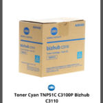 Toner Cyan TNP51C C3100P Bizhub C3110