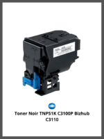 Toner Noir TNP51K C3100P Bizhub C3110 – Image 2