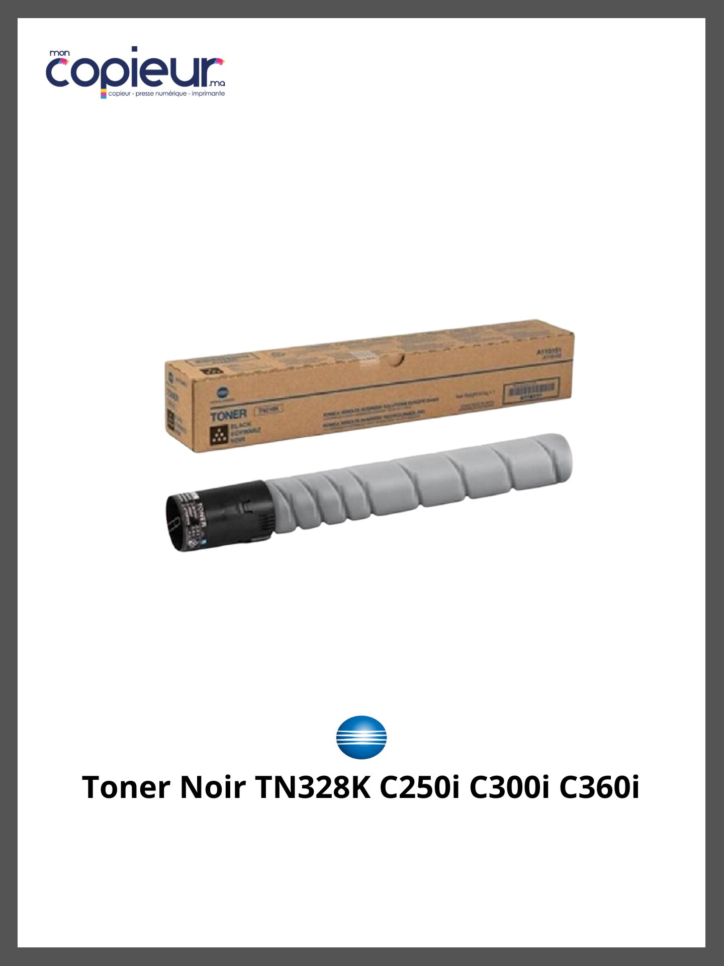 TN328K-5.png Toner Noir TN328K C250i C300i C360i – Image 1