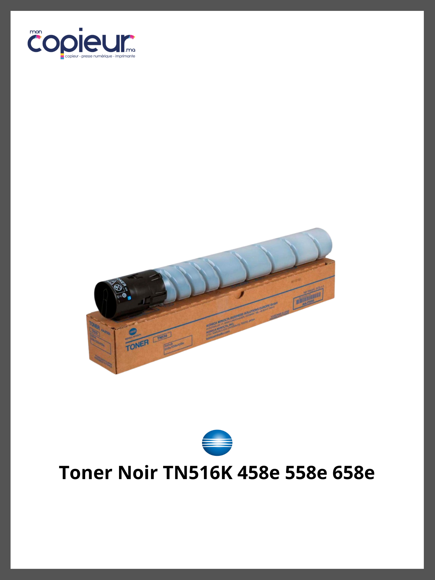 TN516K-5.png Toner Noir TN516K 458e 558e 658e – Image 1